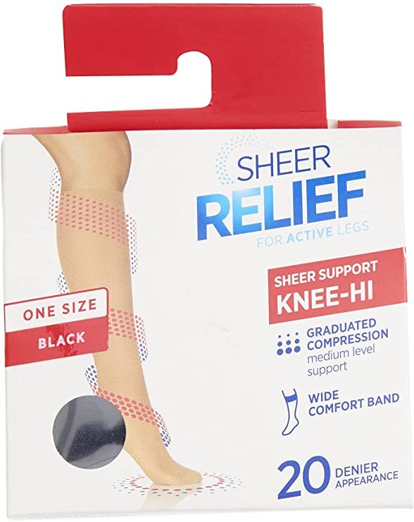 BERLEI Sheer Relief Support Pantyhose 20 Denier