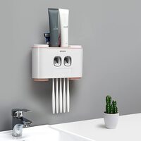 Ecoco Wall-Mounted Toothbrush and Cups Holder