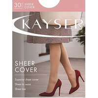 Kayser Sheer Cover Tights 30 Denier Sheer Appearance to Waist Sheer Toe H10620