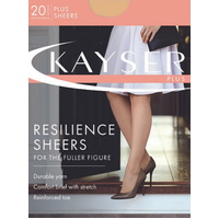 Kayser Plus Resilience Sheers 20 Denier Tights Comfort Brief Fuller Figure Fit H10699