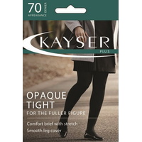 Kayser Plus Opqaue TIght 70 Denier Tights Comfort Brief Fuller Figure Fit H10866