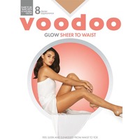 Voodoo Glow Sheer to Waist Sheers Tights 8 Denier Sensual Nude Glow Natural Leg H30550