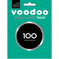 Voodoo Totally Matte 100 Denier Regular Brief Tight Reinforced Toe H31322