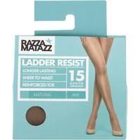 Razzamatazz 15 Denier Ladder Resist Sheers Longer Lasting Naturally Bare H80080